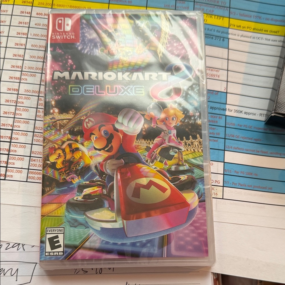 Nintendo Mario Kart 8 Deluxe - and 
The Legend of Zelda 2 games